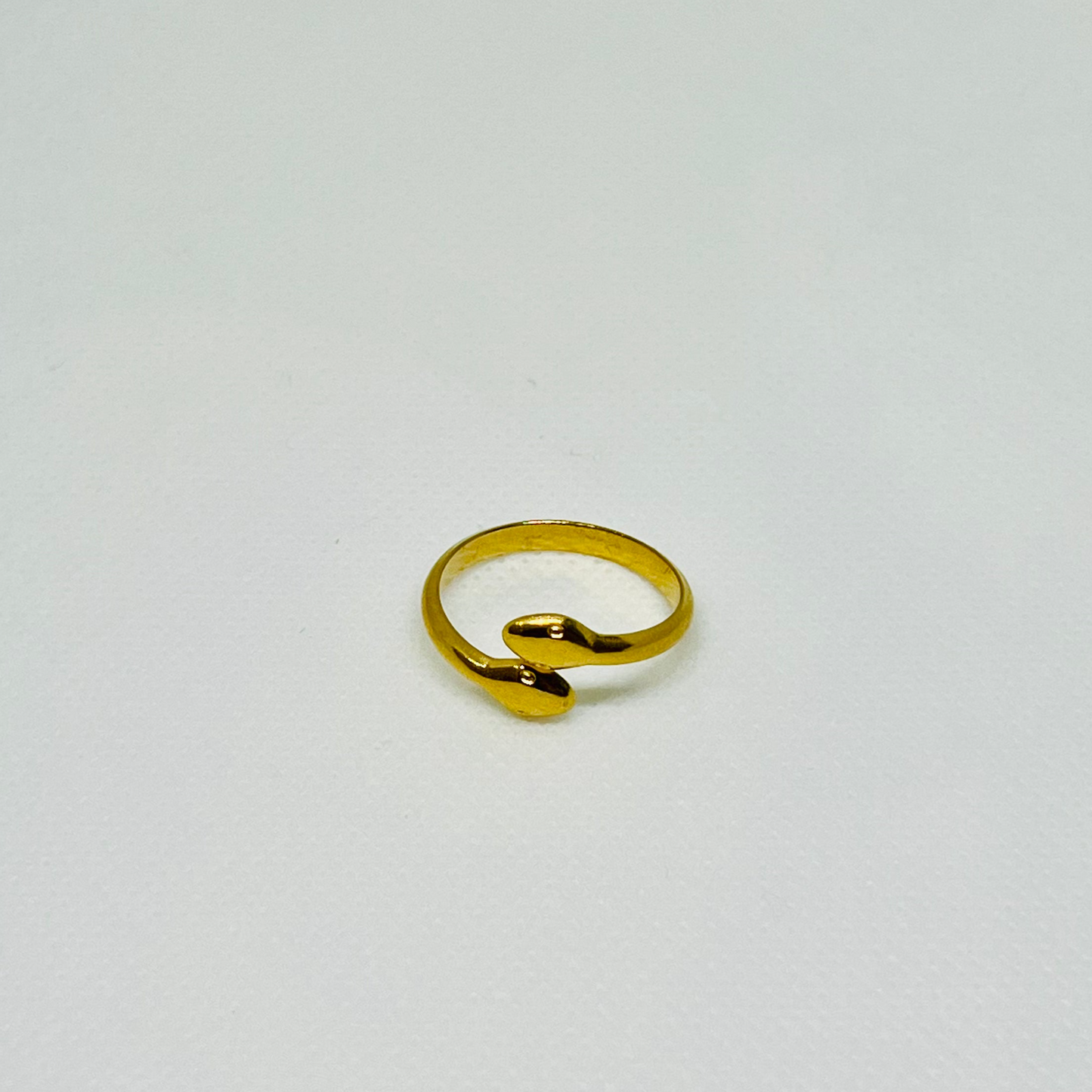 ANILLO SERPIENTE S BAÑADO EN ORO