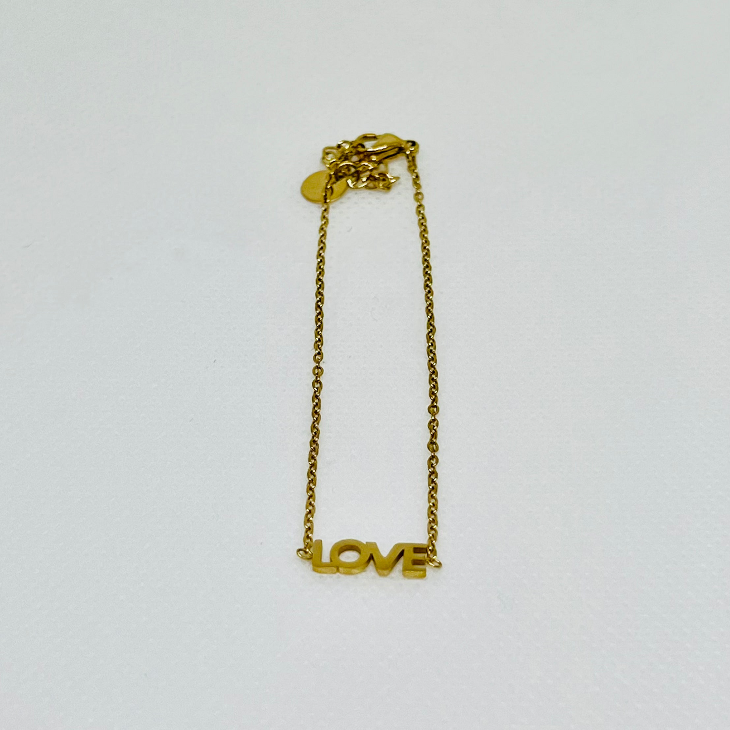 PULSERA LOVE BAÑADA EN ORO