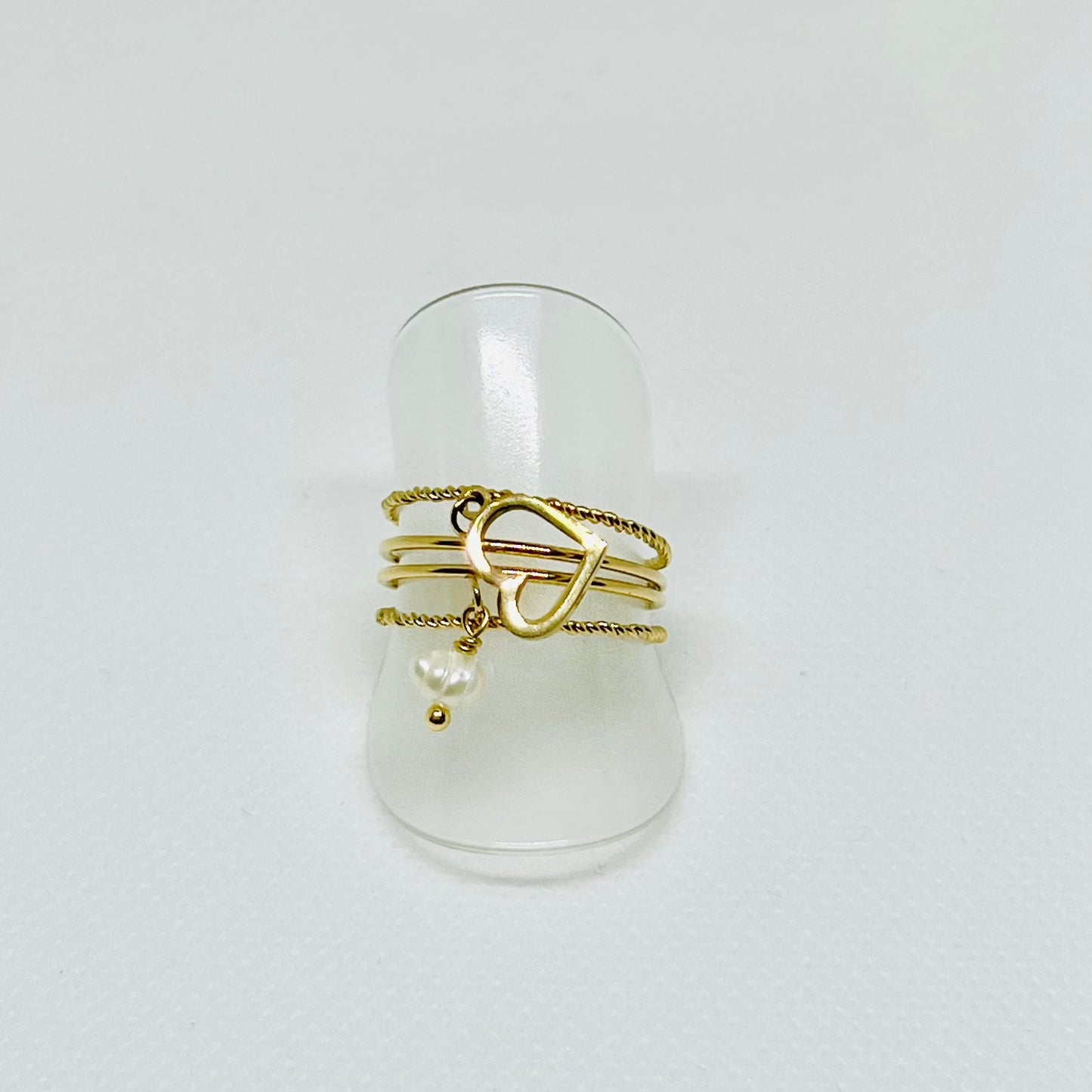 ANILLO CHARMS BAÑADO EN ORO