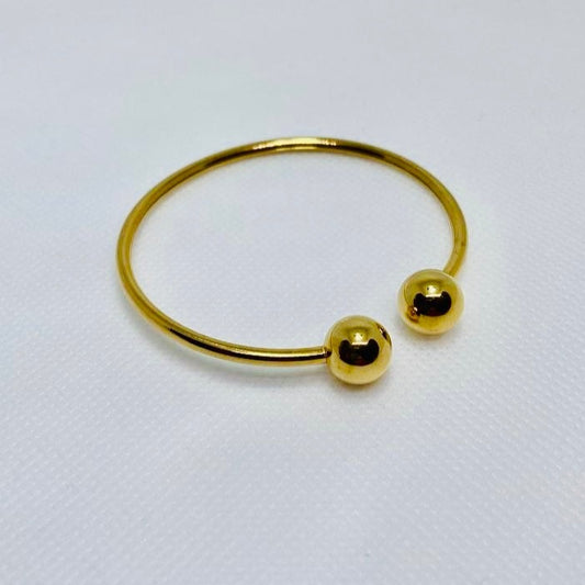 PULSERA DOTS BAÑADO EN ORO