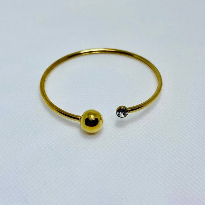 PULSERA DUNE BAÑADA EN ORO