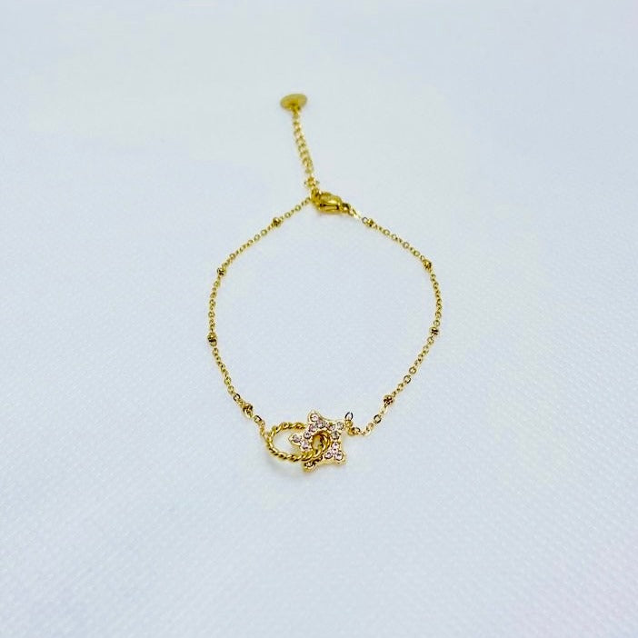 PULSERA MELIORA BAÑADA EN ORO