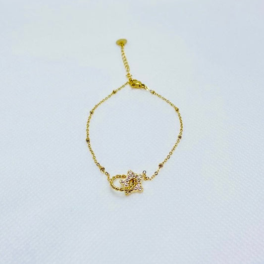 PULSERA MELIORA BAÑADA EN ORO