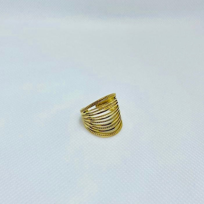 ANILLO CATRINA BAÑADO EN ORO